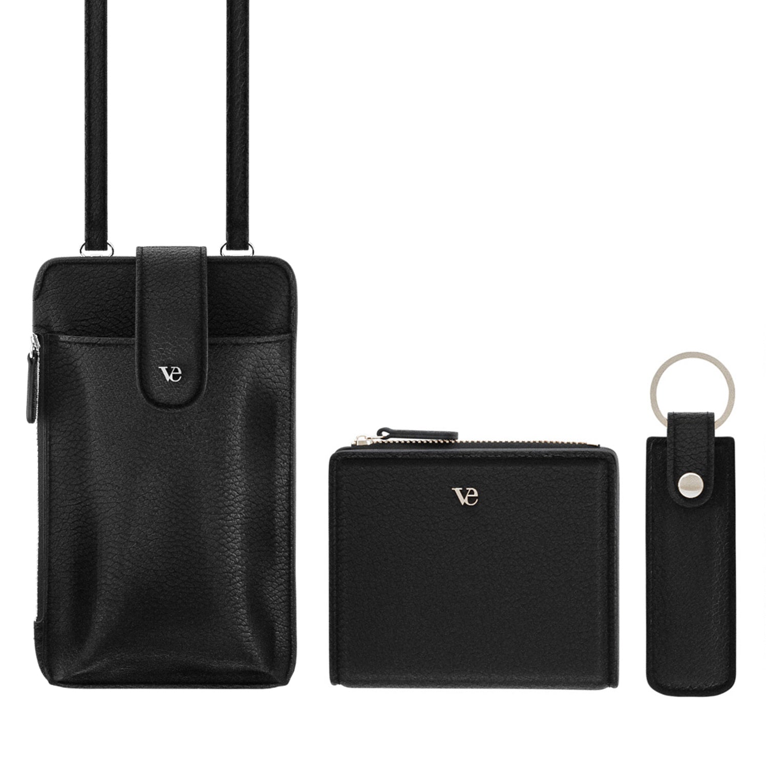 Crossbody + Coin Wallet + Keychain